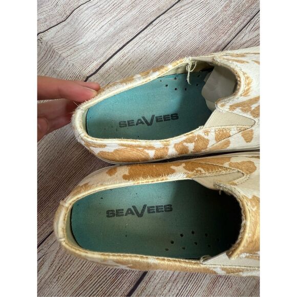 Seavees Baja Platform Mulholland Cowhide Slip-On Sneakers Size - Picture 10 of 13